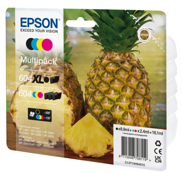 Epson 604XL ink cartridge 4 pc(s)…